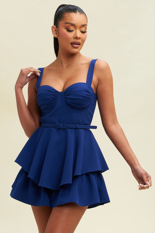 VESTIDO ALYA AZUL CORTO