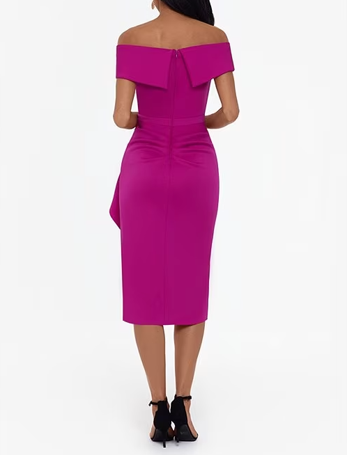 vestido cheryl rosa liso strapless