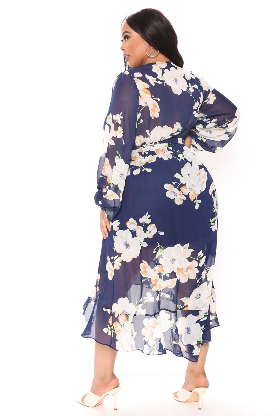 VESTIDO KAIA ESTAMPADO AZUL CURVY