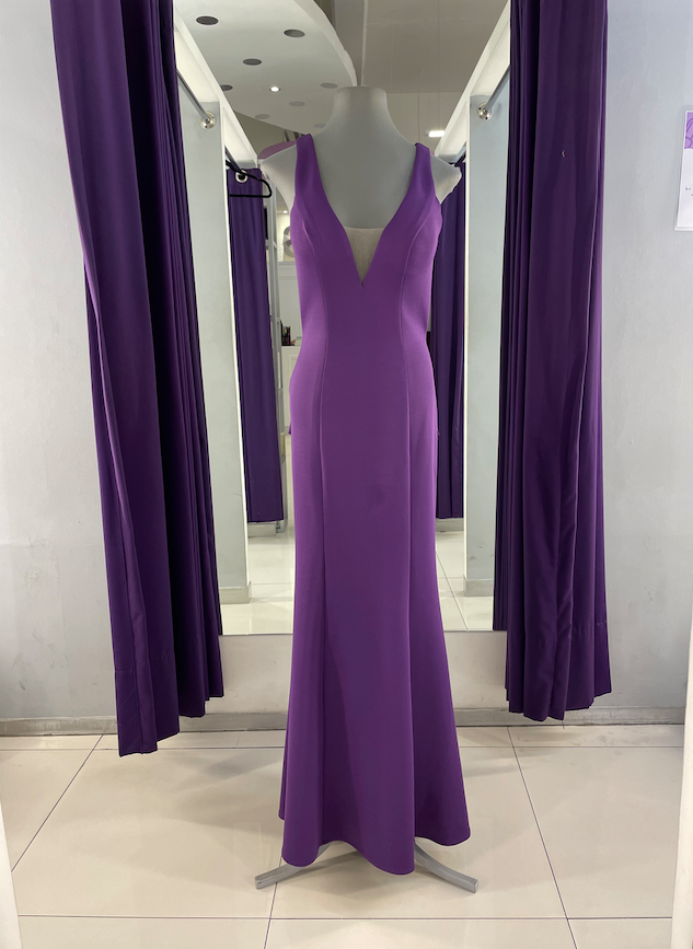 vestido margoth morado