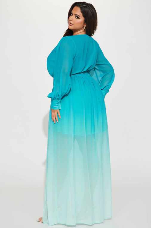 VESTIDO MAR AZUL CURVY