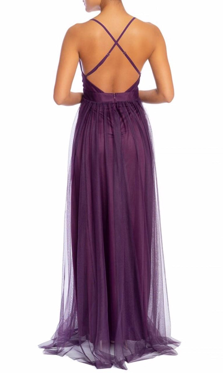 VESTIDO NUEVA ORLEANS MORADO TUL